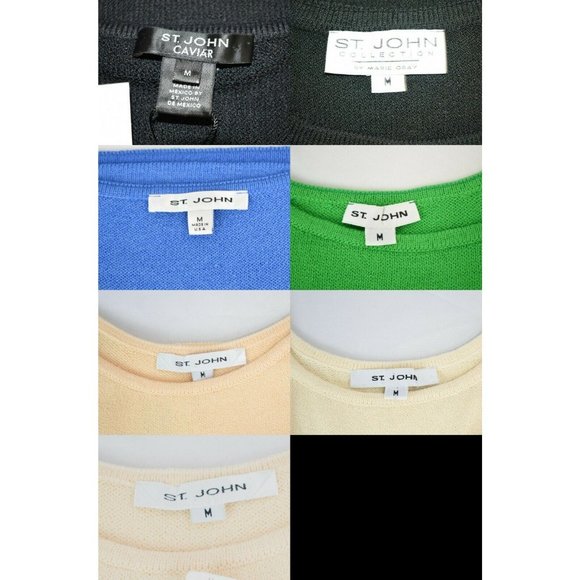 St. John Santana Knit Shell Tank 10 Medium Vintage Great Condition - Picture 7 of 7